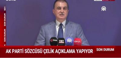 AK Parti s&ouml;zc&uuml;s&uuml; &Ouml;mer &Ccedil;elik'ten &Ouml;zg&uuml;r &Ouml;zel'e sert s&ouml;zler!