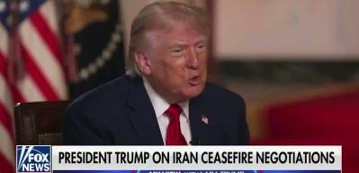 Donald Trump İran ile m&uuml;zakerelere ilişkin olarak "İran ger&ccedil;ekten bir anlaşma yapmak istiyor " dedi.