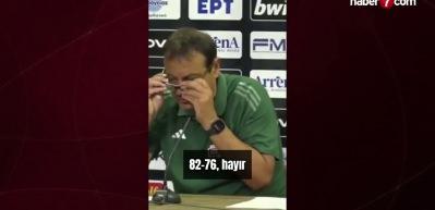 Ergin Ataman basın toplantısında sinirlenip masayı yumrukladı!