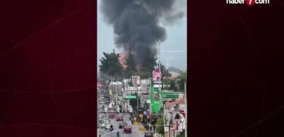 Meksika'da LPG tanker deposunda patlama!