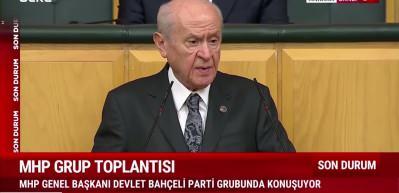 MHP lideri Devlet Bah&ccedil;el Yaşananlar CHP'ye yakışmıyor!" diyerek hukuk yolunu işaret etti