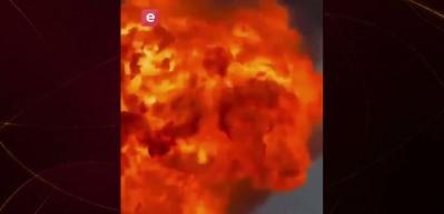 Puebla'da bir yakıt tankeri patladı!