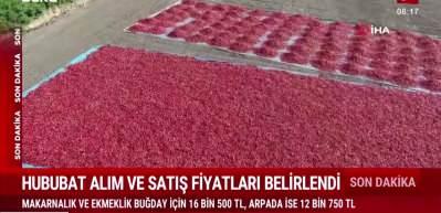 TMO 2026 yılı hububat alım ve satış fiyatlarını a&ccedil;ıkladı