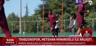 Trabzonspor, Metehan Mimaroğlu anlaştı