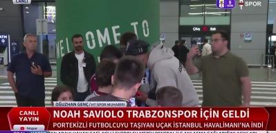 Trabzonspor'un yeni transferi İstanbul'a indi