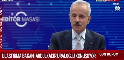 Ulaştırma ve Altyapı Bakanı Abd&uuml;lkadir Uraloğlu "Kalkınma Yolu Projesi"hakkında konuştu