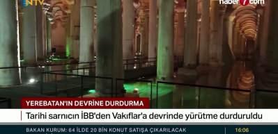 Yerebatan Sarnıcı'nın devrine ilişkin mahkemeden 'y&uuml;r&uuml;tmeyi durdurma' kararı