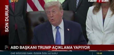 Trump'tan İran'a yeni tehdit: "&Ccedil;ok sert şekilde vuracağız"