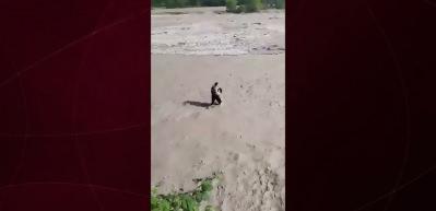Azerbaycan'da kahramanlık destanı: Polis memuru k&uuml;&ccedil;&uuml;k &ccedil;ocuğu boğulmaktan kurtardı!