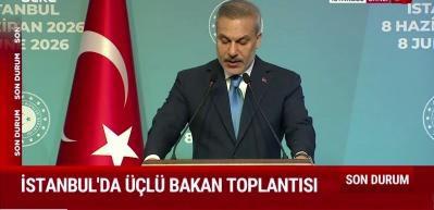 Bakan Hakan Fidan "Orta Koridor &uuml;&ccedil;l&uuml; iş birliğimizin stratejik omurgası haline gelmiştir" dedi.