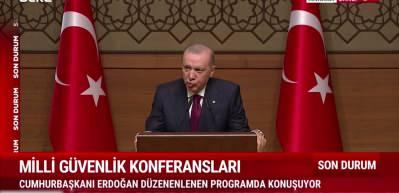 Cumhurbaşkanı Erdoğan  Ter&ouml;rs&uuml;z T&uuml;rkiye s&uuml;reci hakkında "Stratejik bir devlet vizyonunun adıdır" dedi..
