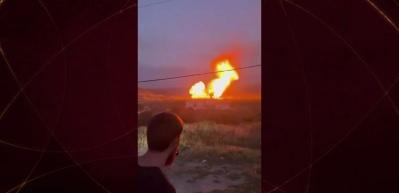 Dağıstan'dan kıyametvari sahneler: Doğalgaz boru hattı patladı