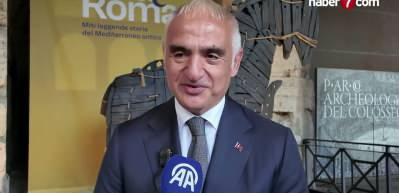 K&uuml;lt&uuml;r ve Turizm Bakanı Ersoy, Roma'da Troya'ya &ouml;zel sergi d&uuml;zenlenmesinin &ouml;nemini değerlendirdi