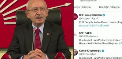Parti hesabındaki değişiklik g&uuml;ndem oldu: &Ouml;zel ve İmamoğlu takipten &ccedil;ıkarıldı