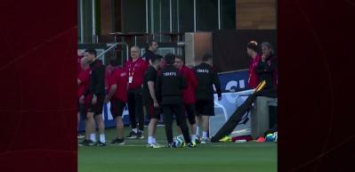 A Milli Takım, Paraguay ma&ccedil;ı hazırlıklarına başladı: Montella&rsquo;dan Yunus ve Kerem g&ouml;r&uuml;şmesi