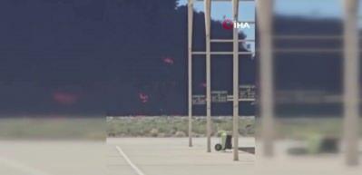 ABD&rsquo;ye ait B-52 bombardıman u&ccedil;ağı kazasının ardından &ccedil;ekilen yeni g&ouml;r&uuml;nt&uuml;ler ortaya &ccedil;ıktı