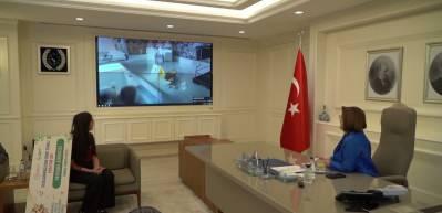 Başkan Şahin sıfır atık ve uzay teknolojileri alanında uluslararası başarı elde eden &ouml;ğrencileri ağırladı