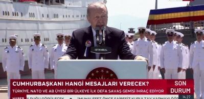 Cumhurbaşkanı Erdoğan: Savunma ihracatında d&uuml;nyanın 11. b&uuml;y&uuml;k &uuml;lkesiyiz
