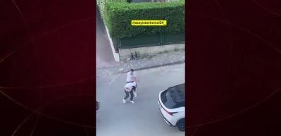 İstanbul'da trafikte muştayla tartıştığı kişiye saldıran maganda hakkında gereği yapıldı!