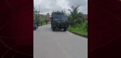 ROKETSAN &uuml;retimi KHAN f&uuml;zesi Endonezya'da seyir halinde g&ouml;r&uuml;nt&uuml;lendi!
