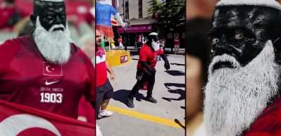 Tarzıyla d&uuml;nyada viral olan T&uuml;rk taraftarın Beşiktaşlı olduğu ortaya &ccedil;ıktı