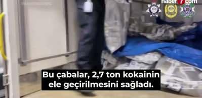 Avustralya'da d&uuml;zenlenen operasyonda 2,7 ton kokain ele ge&ccedil;irildi