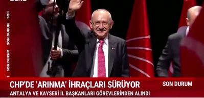 CHP'de yaprak d&ouml;k&uuml;m&uuml;:  2 il başkanı daha g&ouml;revden alındı!