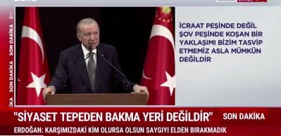 Cumhurbaşkanı Erdoğan: "Siyaset felsefemizin temelinde insan vardır"