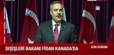 Dışişleri Bakanı Fidan, Kanada Dışişleri Bakanı Anand ile ortak basın toplantısı d&uuml;zenledi