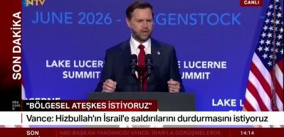 JD Vance: B&ouml;lgesel ateşkes istiyoruz