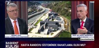 Memişoğlu: Randevu bekleyen kişi sayısı 250 bin bandında, sorun yok diyebiliriz