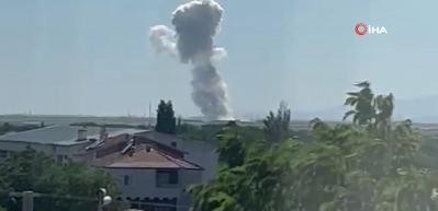 Niğde'de havai fişek fabrikasında meydana gelen patlamada 1 iş&ccedil;i &ouml;ld&uuml;, 1 iş&ccedil;i yaralandı