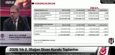 Beşiktaş'ın borcu  26 milyar TL'yi aştı