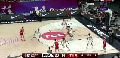 Fransa'yı deviren T&uuml;rkiye U17 Basketbol Takımımız D&uuml;nya Kupası'nda yarı finalde!