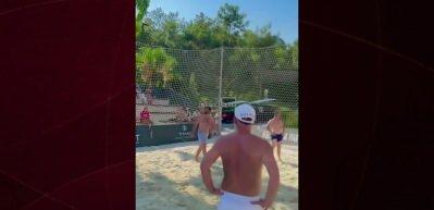 Galatasaray'ın iki yıldızı plaj voleybolunda kozlarını paylaştı