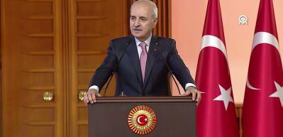  Meclis Başkanı Numan Kurtulmuş Ter&ouml;rs&uuml;z T&uuml;rkiye ile ilgili "T&uuml;rkiye bu adımı atmalı" dedi