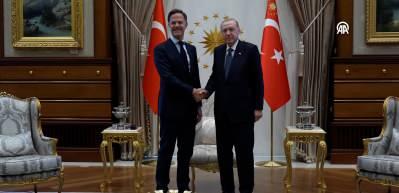 Cumhurbaşkanı Erdoğan, NATO Genel Sekreteri Rutte'yi kabul etti