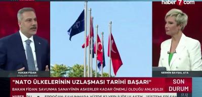 Hakan Fidan: T&uuml;rkiye savunma sanayiinde NATO i&ccedil;in &ouml;rnek konumda