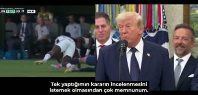 İptal edilen kırmızı kart D&uuml;nya Kupasını karıştırdı! İşte Trump'tan ilk a&ccedil;ıklamalar