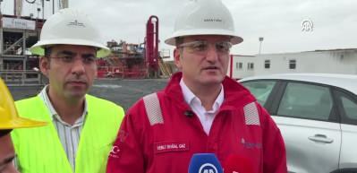 Trakya Havzası Doğalgaz Şirketi'nin Tekirdağ'da doğal gaz sondajı s&uuml;r&uuml;yor