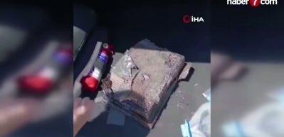  Yangında her şey k&uuml;l oldu, Kur'an-ı Kerim ve T&uuml;rk bayrağı zarar g&ouml;rmedi