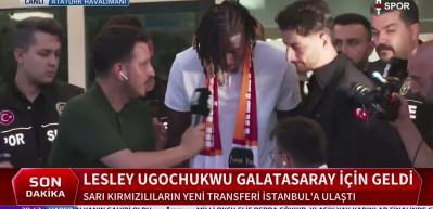 Galatasaray yeni transferi Ugochukwu  İstanbul! geldi