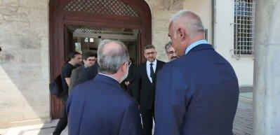 K&uuml;lt&uuml;r ve Turizm Bakanı Ersoy, Prof. Dr. Mehmet G&ouml;rmez ile bir araya geldi
