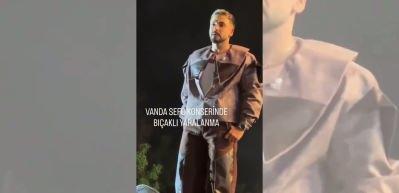 Sefo konserinde bı&ccedil;aklı kavga &ccedil;ıktı! Sahneden ambulans &ccedil;ağırdı
