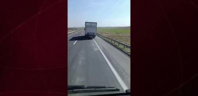 "Uyan arkadaş!" Viranşehir yolunda hayat kurtaran korna sesi