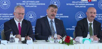 Bakan &Ccedil;ift&ccedil;i, milletvekilleri buluşması toplantılarının beşincisine katıldı