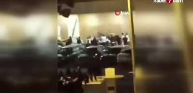 Başakşehir&rsquo;de iki grup birbirine girdi: Sopa ve flama direkleriyle saldırdılar