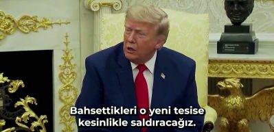Donald Trump: İran'ı &ccedil;ok g&uuml;&ccedil;l&uuml; vuracağız