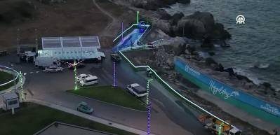 Karaburun'da T&uuml;rkiye'nin ilk yerli deniz dalga enerjisi tesisi hizmete a&ccedil;ıldı