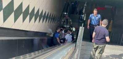 Şişli&rsquo;de g&ouml;rme engelli kişi metro raylarına d&uuml;şt&uuml;; itfaiye kurtardı